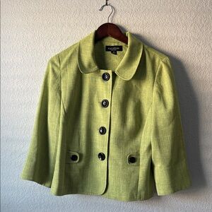 Perceptions Women's Lime Green Blazer